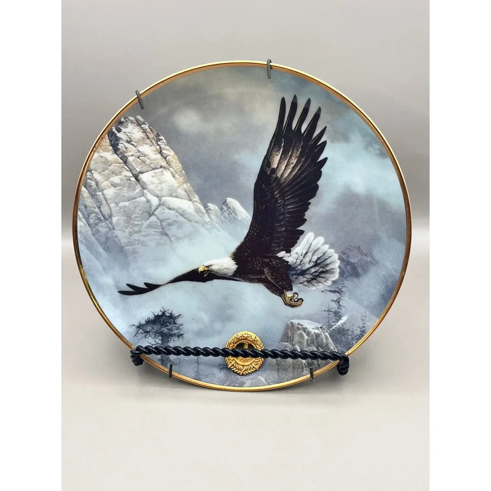 Franklin Mint Save the Eagle‎ AJ Blaylock Limited Edition Porcelain Plate 8